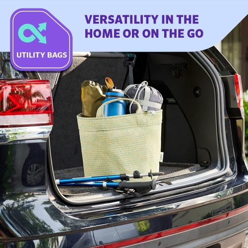 Coolaroo 3-PacK 2-GALLON GrOW Bags, Steel Grey