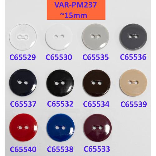 - C65536 –  sewing buttons 2 holes – colour: dark grey – haberdashery sewing clothing decoration