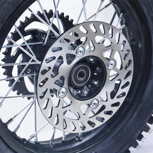 3.00-12 80/100-12 Dirt Bike Rear Rim Wheel Tire With 12mm Bearing for 50cc 110cc 125cc SSR125 TTR90 TTR110 PW80 CRF70 XR70 KX65 KLX110 RM65 Apollo TaoTao DB14 Coolster Pit Bike Motorcycle