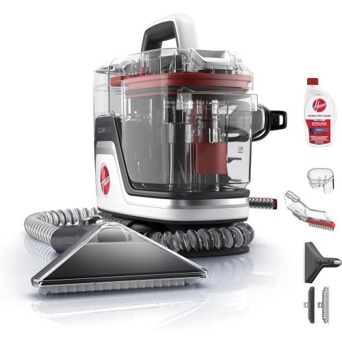Hoover CleanSlate Plus Portable Carpet   Upholstery Spot Cleaner Machine, Powerful Suction with Versatile Tools, Pet Stain Remover, Car and Auto Detailer, Pair with Hoover Carpet Cleaner Solution