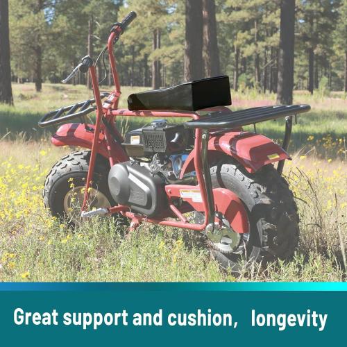 QYMOTO 19 CT200U Seat, Upgraded Coleman CT200U Mini Bike Seat 200cc Powersports Seats,Replacement Bike Seat Cusion Pad Parts Minibike Accessories