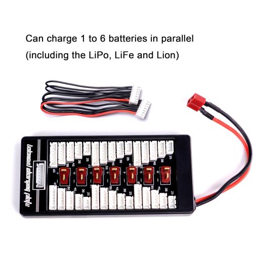 T Plug Deans Parallel Charge Board 2S-6S Lipo Balance Charging Board Imax B6 B6AC Charger Expansion Board