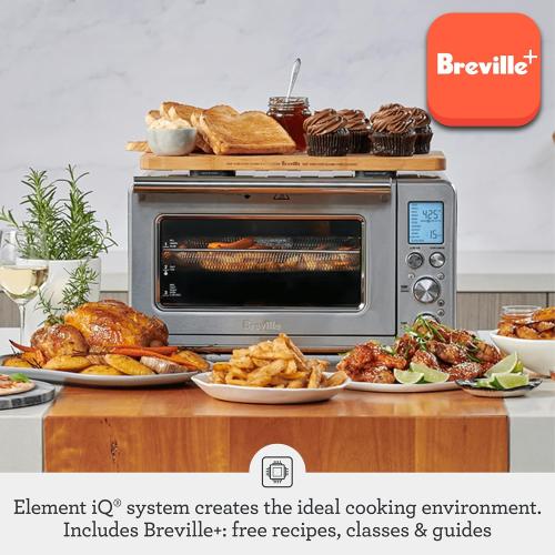 Breville BOV860BTR Smart Oven Air Fryer and Convection Oven, Black Truffle