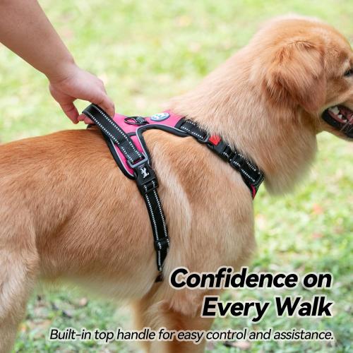 PoyPet No Pull Dog Harness Small with Front Clip & Neck Release Buckle