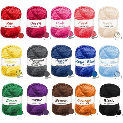 73 Piece Crochet Kit for Beginners Adults and Kids, Premium Crochet Set with 21 Crochet Hooks Set and 1500 Yards of Yarn for Crocheting Kit, Canvas Tote Bag and Lots More