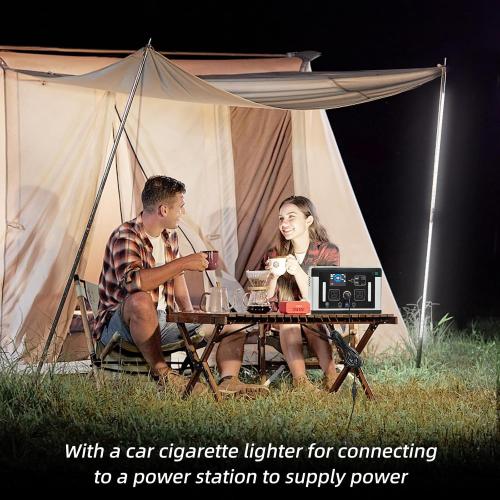 12V LED Light, Dimmable Camping Lights, Weatherproof IP67, Magnetic Mounting, All-in-One Portable Lighting for RV, Camping Tent Car Trailer Boat, White 4Pcs