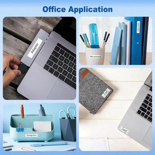 3 Pack Paper Label Refills Replacement for Dymo Letratag Refills 91200/91330 White Paper Tape 1/2 X 13, Compatible with Dymo Label Maker Refills, Work for Letra Tag LT100H LT100T QX50