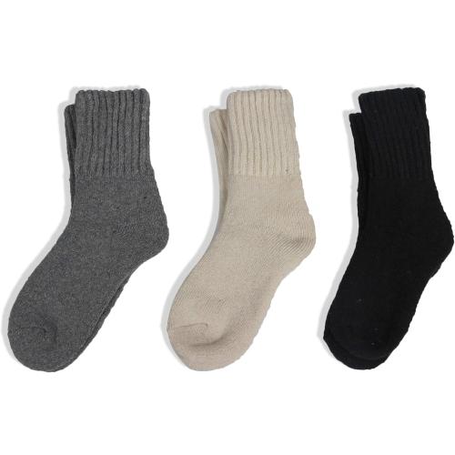 BomKinta Boot Socks for Women Winter Solid Thick Warm Socks Cozy Crew Socks Christmas Gift
