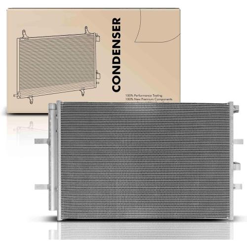A-Premium Air Conditioning A/C Condenser Compatible with Ford Transit-150, Transit-250, Transit-350 HD, 2020-2020 V6 3.5L, Replace# LK4Z19712A