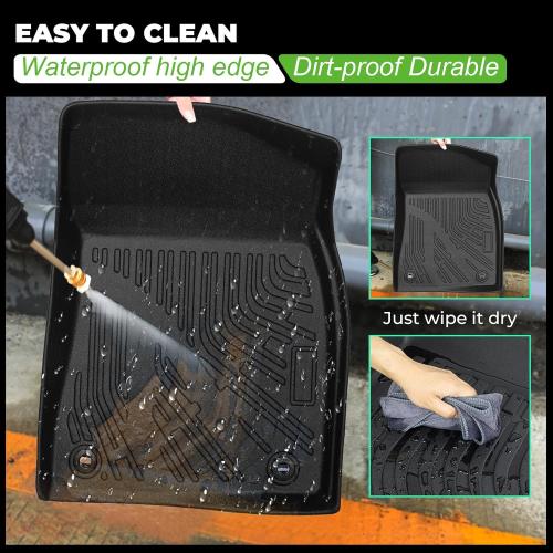 BLACK Floor Mats & Cargo Liner Set Fit for Lexus RX 2016-2022 /RX350/RX450h (No RXL Models),All Weather Protection TPE Anti-Slip Automotive Full Set Floor Liners Custom Lexus RX RX350/ RX450h Accessories