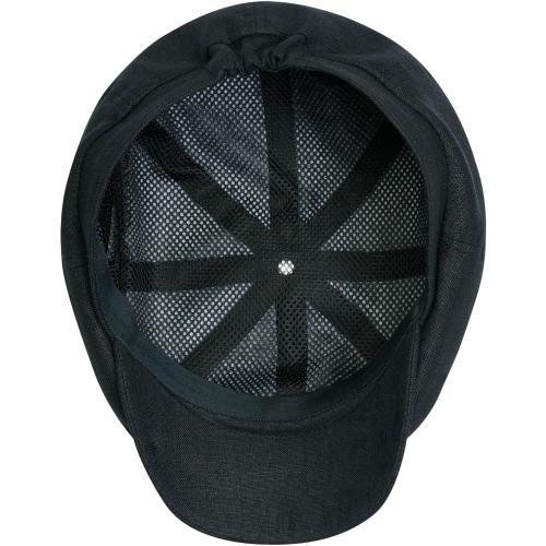 Product new, box inspected Sterkowski Rowdy Flat Cap for Men and Women | 100% Linen Newsboy Cap | Elegant 8 Panel Gatsby Cap