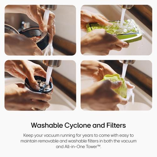 LG CordZero A931 - Cordless Stick Vacuum Cleaner with Auto-Empty Base, 60 Minute Runtime, Rechargeable Battery, Dual Floor Max Nozzle, Lightweight, Powerful Cleaning for Carpet, Hardwood, Pet Hair