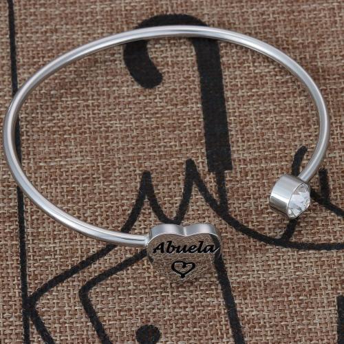 Kivosliviz Abuela Bracelet Gifts for Women from Grandchildren Best Grandma In Spanish Mothers Ideas Birthday for New Abuela Bracelet
