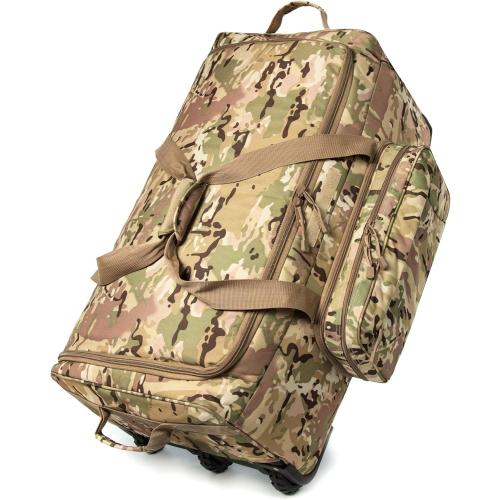 Mountain Land 120L Duffle Bag for Men and Women Large Luggage Bag with Wheels Travel Suitcase