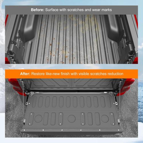powoq Truck Bed Mat Compatible with 2022-2026 Ford Maverick Tailgate Mat Truck Bed Liner Tailgate Protector All Weather Replacement for 2022-2024 2025 2026 Ford Maverick Accessories