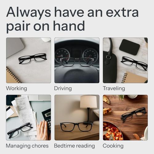 Gaoye Professional Reading Glasses for All Day - Computer Readers with Blue Light Protection - Value Pack