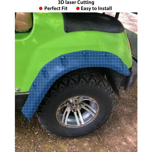 SAUTVS Front and Rear Fender Flares Compatible with Yamaha Golf Cart G14 G16 G19 G20 G22 Accessories, Mud Flaps Mud Guards for Yamaha Standard and Unmodified G14-G22 Golf Carts Bodies Only, 4PCS