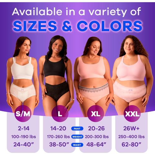 Always Discreet Incontinence Underwear for Women Maximum Absorbency, S/M, 42 Count (Packaging May Vary)