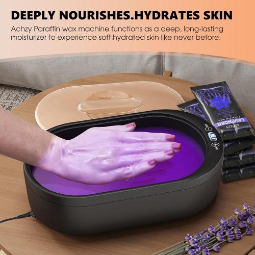 Paraffin Wax Machine for Hand and Feet - 2000ml Paraffin Wax Warmer, Temperature and Reservation Mode, thermostatic Warmer, Nourishing and Moisturizing, Ideal for Home Paraffin Baths (Darkgray)