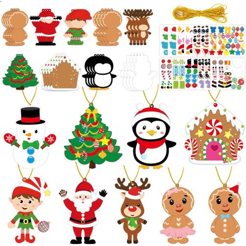 ceiba tree Christmas Ornament Crafts for Kids Christmas Cards and Stickers Make Your Own Ornament Craft Kit for Kids