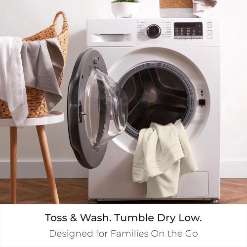 Mellanni Queen Sheets Set - 4 PC Iconic Collection Bedding - Hotel Luxury, Extra Soft, Cooling Bed Sheets - Wrinkle, Fade, Stain Resistant (Queen, Golden Ivory)