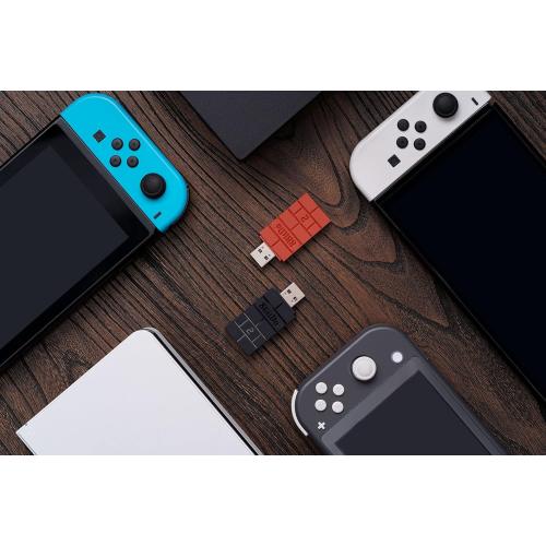 8BitDo Wireless USB Adapter 2 for Switch/Switch 2, Windows PC, Mac & Raspberry Pi, Compatible with Xbox Series X & S Controller, Xbox One Bluetooth Controller, Switch Pro and PS5 Controller (Black)