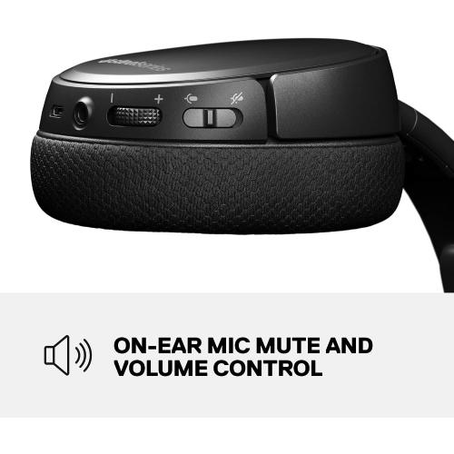 SteelSeries Arctis 1 Wireless Gaming Headset for Playstation – USB-C Wireless – Detachable ClearCast Microphone – for PS5, PS4, PC, Nintendo Switch, Android – Black