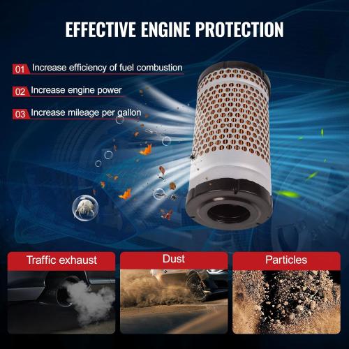 6C060-99410 6C06099410 Engine Air Filter Compatible With Kubota B1700 B21 B2100 B2301 B2320 B2400 B2410 B26 B2601