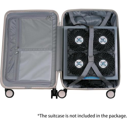 3Pro, Air purifer for house up to 3100ft2, CADR super large 413cfm, collapsible and portable, can be packed into a 20 suitcase.