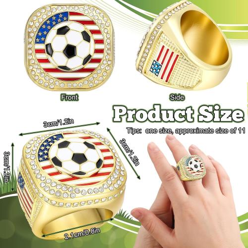 Landical 12 Set Championship Ring with Display Case and Stand Holder Championship Ring Box Acrylic Display Case and Holder Champion Trophy Rings for League Winner