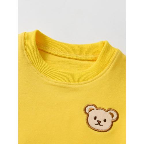 Toddler Size 73 Baby Boy Clothes Infant Long Sleeve Bear Print Tops   Pants Sweatsuit Outfits