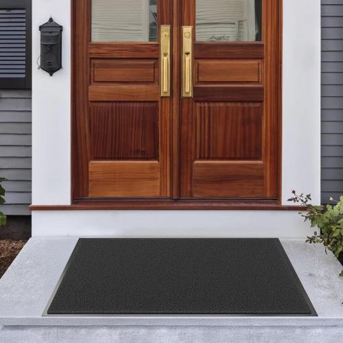 Amyracel Front Door Mat Indoor Outdoor Entrance, 48 x 72 All-Season Waterproof Doormat for Enterway, Heavy Duty Commercial Floor Mat, Fade Resistant, Rubber Back, Low Profile, Easy Clean