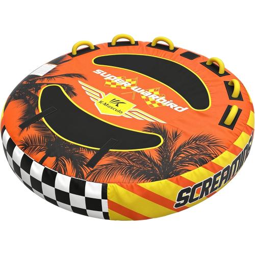 K-Musculo Towable Tubes for Boating - Boat Tubes & Towables, EVA Foam Pads, Drainage, Super Safe Handle, Quick Connector