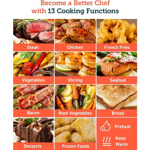 COSORI Pro Gen 2 Air Fryer 5.8QT, Upgraded Version with Stable Performance & Sleek New Look, 13 One Touch Functions, 100 Paper & 1100 Online Recipes, Dishwasher-Safe Detachable Square Basket, Black