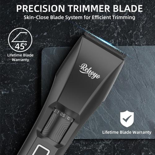 Beard Trimmer for Men Adjustable: Professional Cordless Trimmer with 20-Length Dial – Waterproof Hair Clippers w/Stainless Steel Blades for Beard, Mustache & Face Grooming – Gifts for Dad & Him