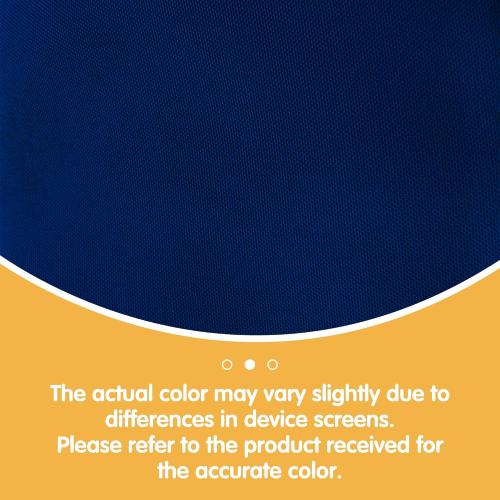 BRILLMAX 6 Pack Navy Blue Round Tablecloths 120 Inch - Circle Bulk Linen Polyester Fabric Washable Table Cloth Covers for Wedding Reception Banquet Birthday Party Buffet Restaurant
