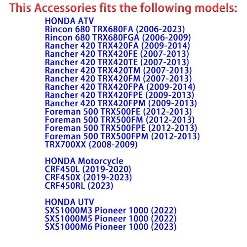 Fuel Pump Relay for Honda TRX420 Rancher 420 FA FPA FPE FPM FM FE TE TM 2007-2014 Rincon 680 2008-2019 Foreman 500 TRX500 FE FM FPE FPM 2012-2013 TRX700XX Pioneer SXS1000 CRF450 L/X/RL 38580-HP5-601