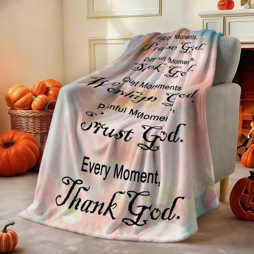 Christian Gifts for Women Faith, Inspirational/Religious/Spiritual Gifts for Adults, Soft Throw Blankets for Women/Men, Personalized Blankets for Adults 40x 50