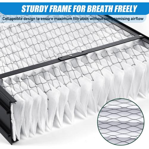 Size 20x25x4 2 Pack 213 Replacement Filter Compatible with Aprilaire Whole House Air Purifiers 1210, 1620, 2210, 2216, 3210, 4200, Furnace Air Filter for Whole House Furnace, MERV-13, 20x25x4
