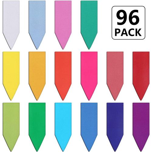 96 Pieces Arrow Shaped Magnetic Bookmark, Bright Color Set