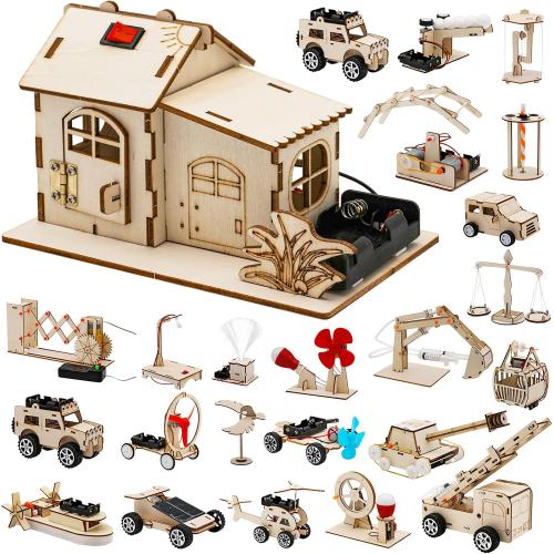 24 Pcs Party Favors Toy for Kids, STEM Science Kits Toys, Crafts Gifts Toys for Boys&Girls Aged 8-12, Kids Treasure Box Birthday Gift Ideas, Classroom Giveaways, Carnival Prizes Gift