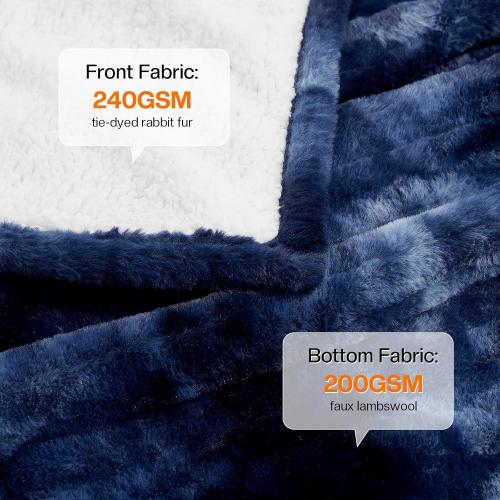 COLOR BROWN ❗❗Faux Fur Heated Throw BlanketElectric - Soft Thick Flannel Heating Blanket with 5 Heat Levels & Auto-Off 3 Hrs, Heavy Fluffy Warm Bed Blankets for Winter, 50''x60'',