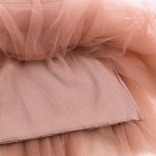Pink Toddler Tutu Dress Baby Girls Tulle Sleeveless Princess Party Sundress