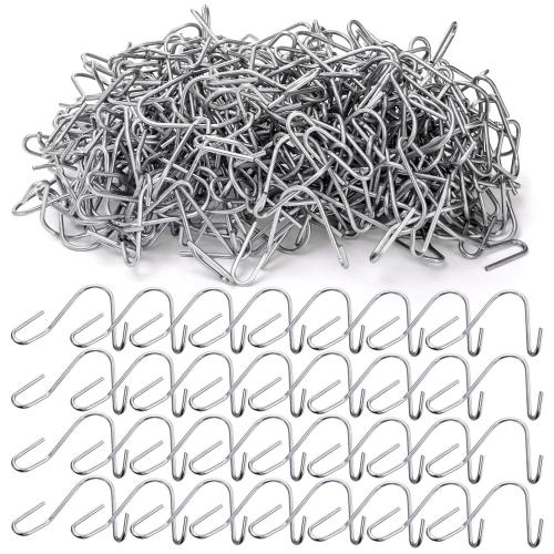 ZENFUN 250 Pcs T-Post Wire Clip Galvanized Steel Fence Clips, Convenient Pre-Cut Wire Ties, Rust Resistant T Post Fence Clips for Securing Wire Garden Farm Highway Sport Fences