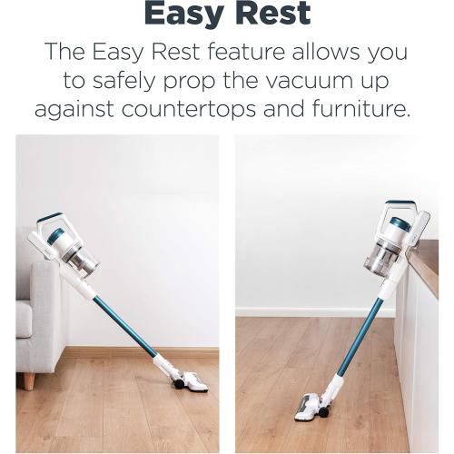 Eureka NEC180 RapidClean Pro Cordless Stick and Handheld Vacuum Cleaner for Hard Floors, Battery-Operated Portable Vacuum Cleaner with Maximum Efficiency Powerful Suction White