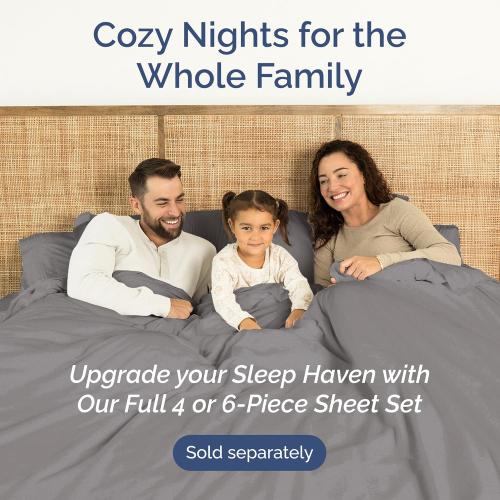 King Size Flat Sheet - Hotel Quality Top Flat Bed Sheet Only - Ultra-Soft, Breathable & Cooling - Fade & Wrinkle Free - Easy-Care, Stain & Shrink Resistant Bedding - Easy-Fit & Oeko-Tex - Dark Grey