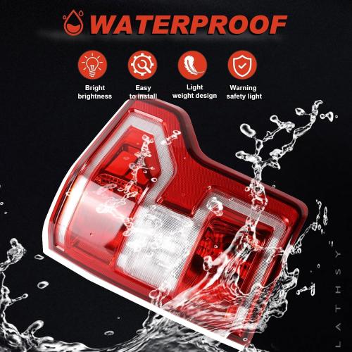 Tail Light Compatible With 2018-2020 Ford F150 Rear Light Taillights Left and Right Driver and Passenge Side Replace JL3Z13405H JL3Z13404H
