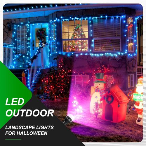 Spotlight Outdoor Floodlight Holder Plug in Fixture Stake 120 V Ul Listed Spotlight Outdoor Light Socket 6ft Power Cord E26 Base Adjustable Head 38 Bulb Yard(4 Pack)