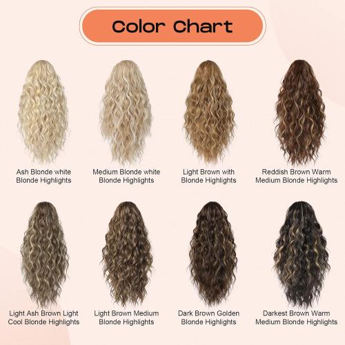 SEIKEA 18 Ponytail Synthetic Hairpiece for Women Silver Mist Grey