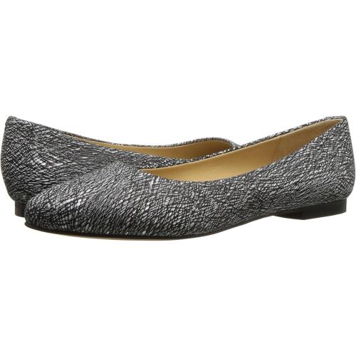 Size 6.5 Black Metalic Trotters Women's Estee Ballet Flat